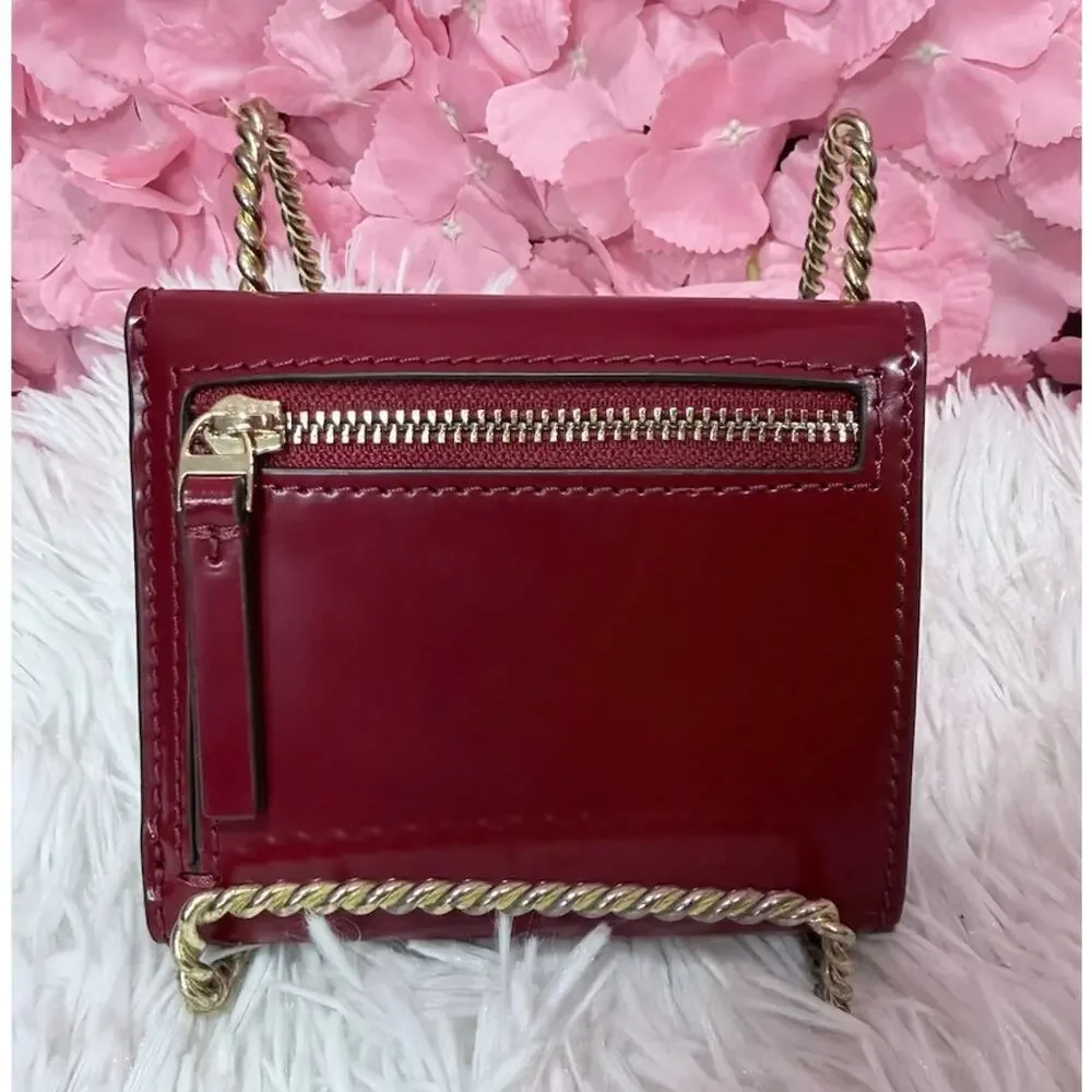 TORY BURCH Britten Smooth Compact Wallet NWT